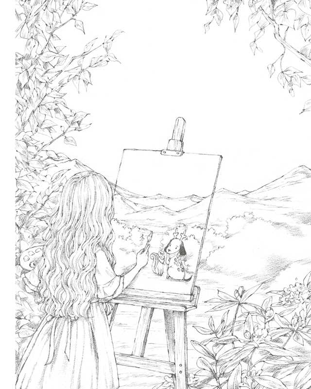 Aeppol - Forest Girl's Coloring Book
