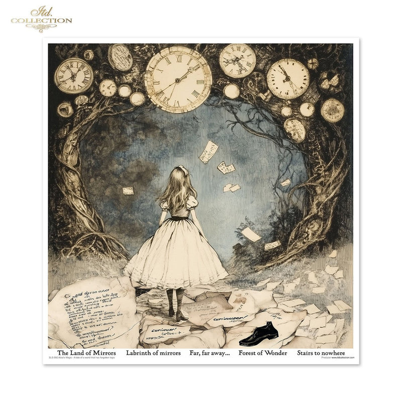 ITD Collection - Alice's Magic Vol.2  Scrapbooking Papers