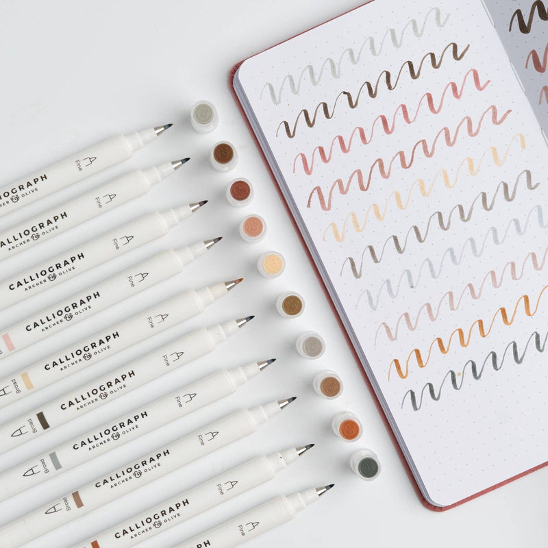 Archer and Olive - Quiet Corners - Calliograph Pens
