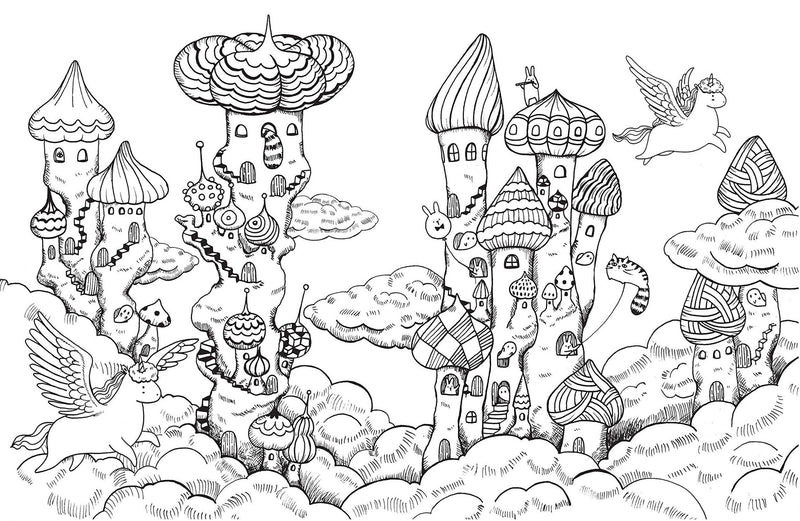 Lulu Mayo - A Million Unicorns Coloring Book