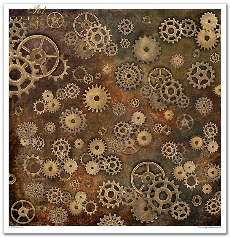 ITD Collection - Steampunk Scrapbooking Papers