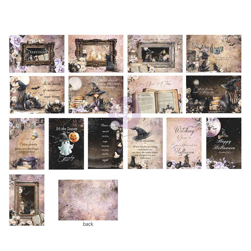 Prima Marketing - Bewitched Collection - 4×6 Journaling Cards