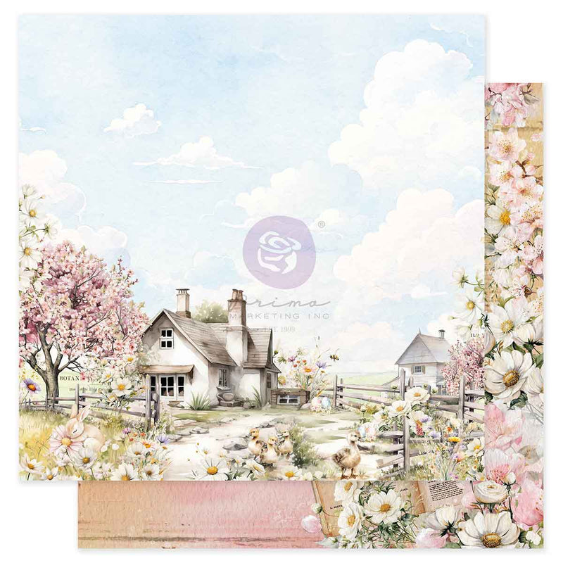 Prima - Among the Wildflowers - 12 x 12 Double Sided Paper - In Full Bloom