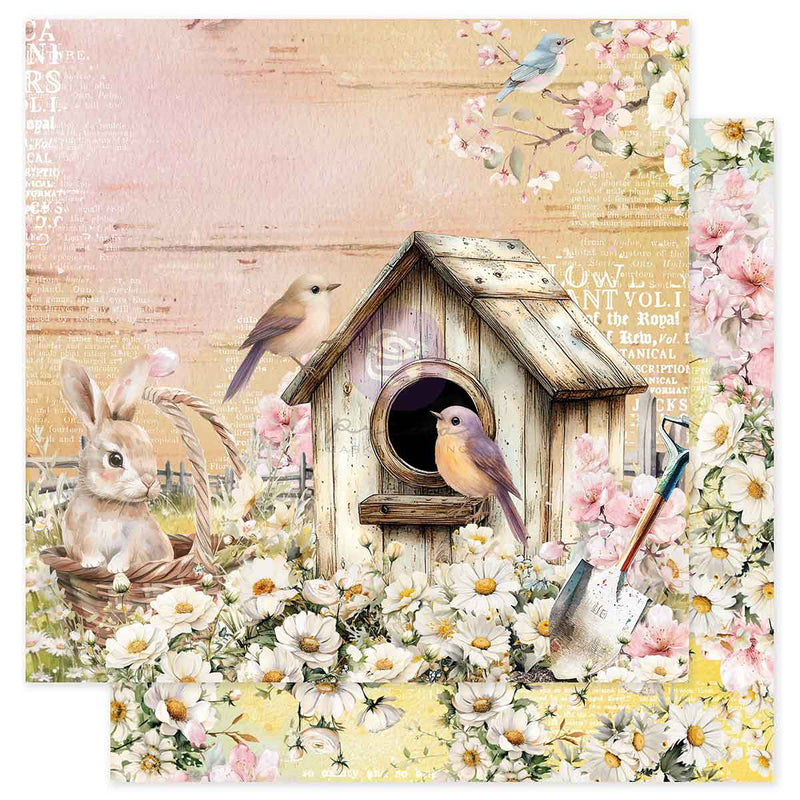 Prima - Among the Wildflowers - 12 x 12 Double Sided Paper - Garden Gathering
