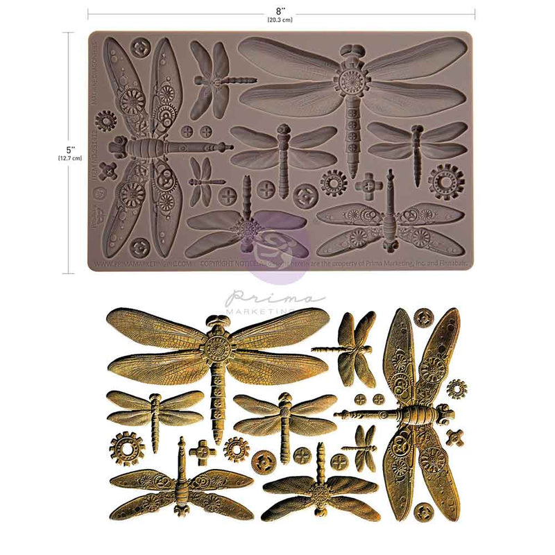 Prima Marketing - Finnabair Collection - Moulds - Machine Dragonflies