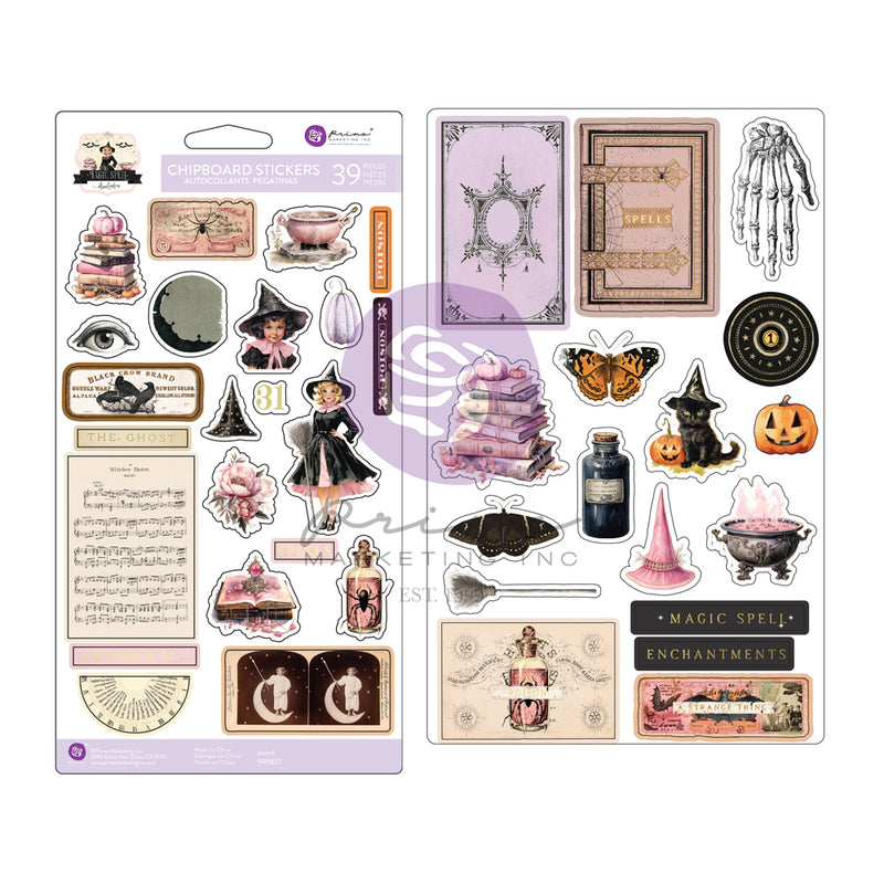 Prima Marketing - Magic Spell Collection - Chipboards