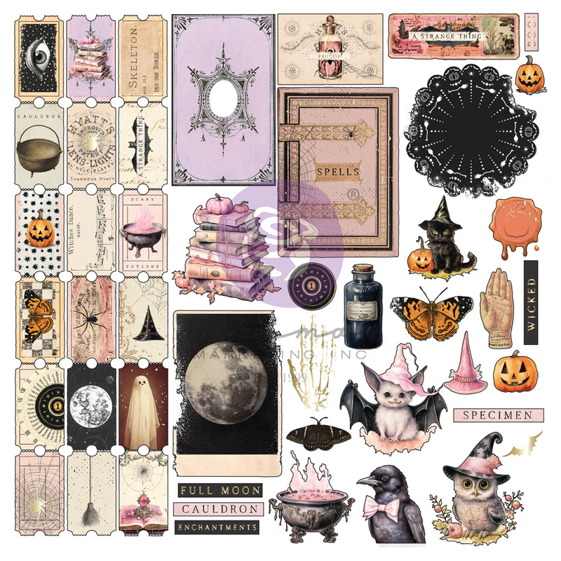 Prima Marketing - Magic Spell Collection - Ephemera – Spells