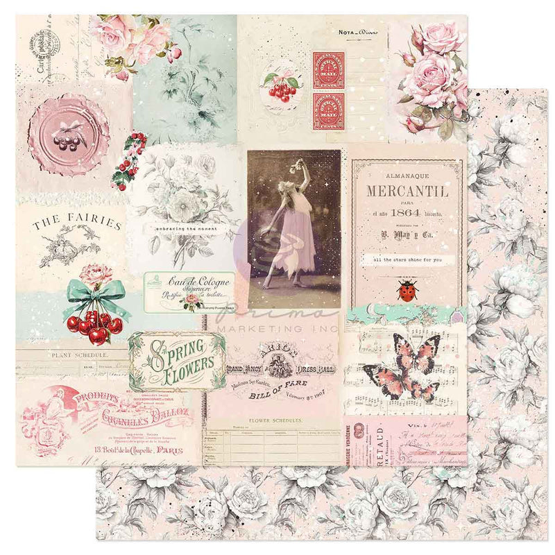 Prima Marketing - Cherry Sweet Collection - 12×12 Sheet – All The Stars Shine For You