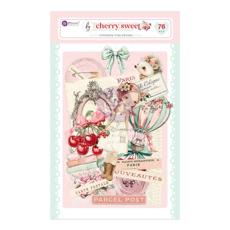 Prima Marketing - Cherry Sweet Collection - Ephemera – Pink Dreams