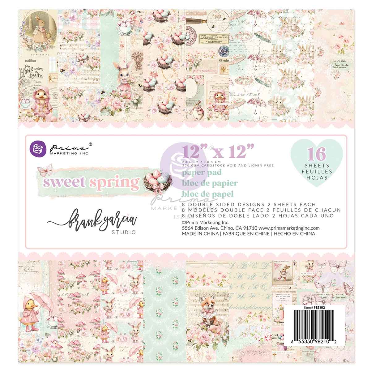 Prima Marketing - Sweet Spring - 12×12 Paper Pad — Root & Company