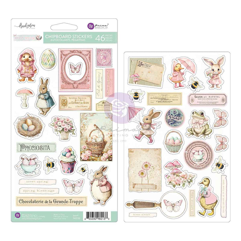 Prima Marketing - Sweet Spring - Chipboard Stickers