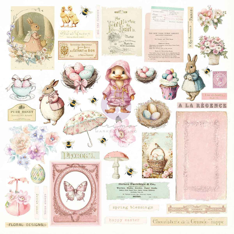 Prima Marketing - Sweet Spring - Ephemera – Sunshine & Bunnies