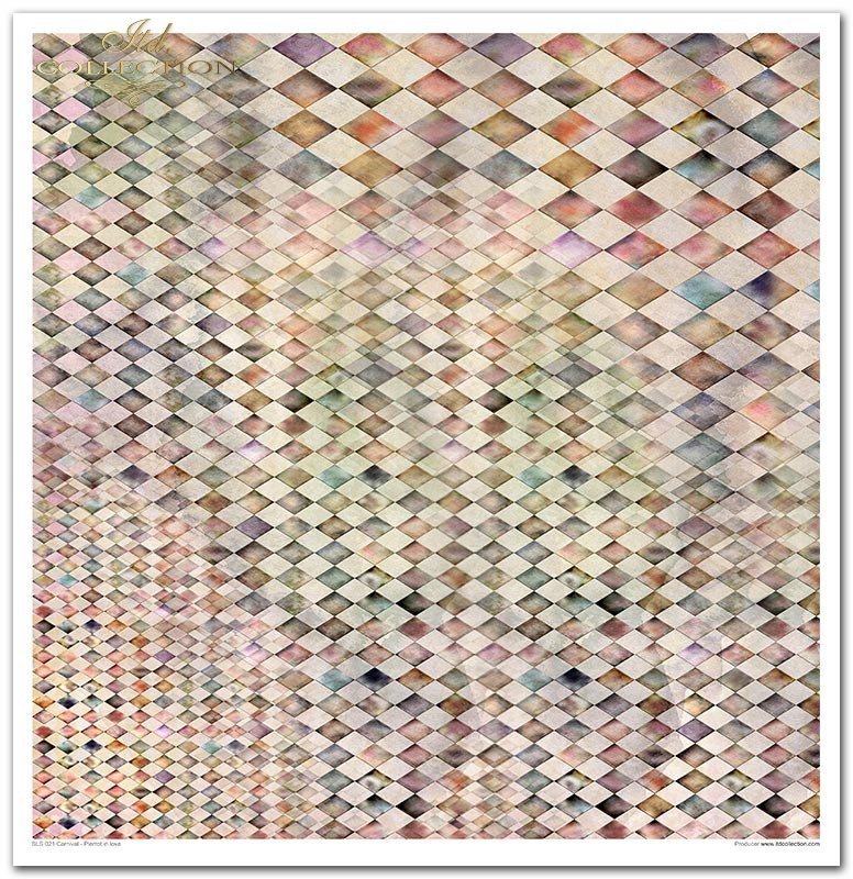ITD Collection - Carnival - Pierrot in Love Scrapbooking Papers