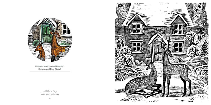 Angela Harding - Wildlife Colouring Book