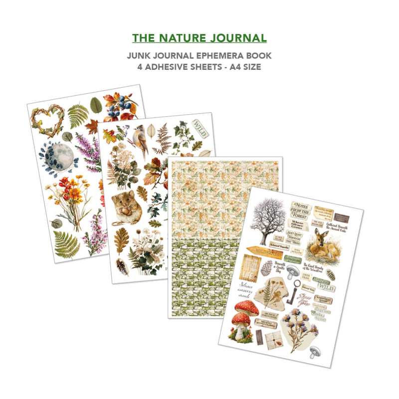 Ciao Bella - The Nature Journal - A4 Junk Journal & Ephemera Book