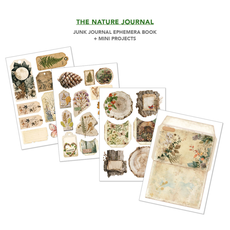 Ciao Bella - The Nature Journal - A4 Junk Journal & Ephemera Book