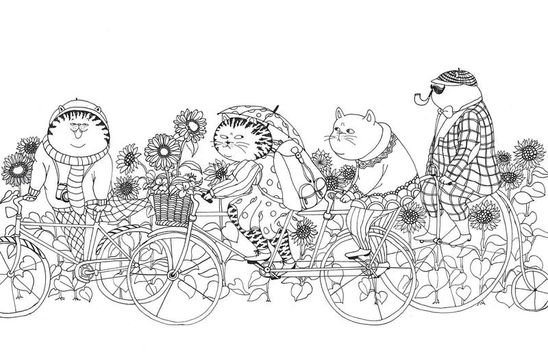 Lulu Mayo - A Million Cats Coloring Book