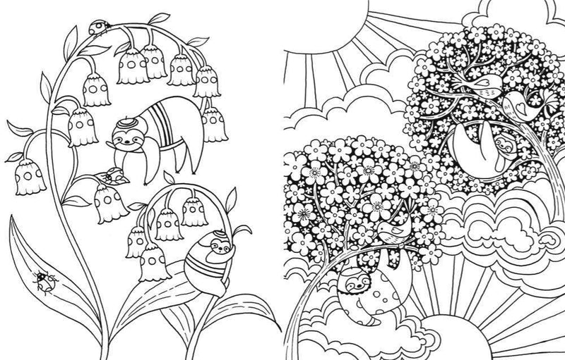 Lulu Mayo - A Million Sloths Coloring Book