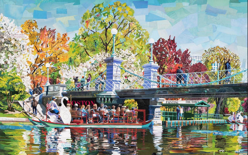 Art & Fable Puzzle Company - Day in the Garden - 1000-pc Velvet-Touch Puzzle