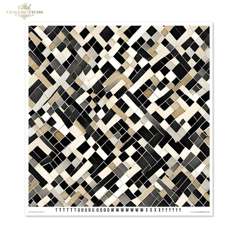 ITD Collection - Black & White Scrapbooking Papers