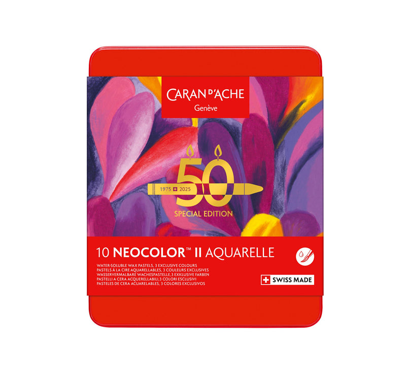 Caran d'Ache - Set of 10 NEOCOLOR™ II 50th Anniversary - Pop