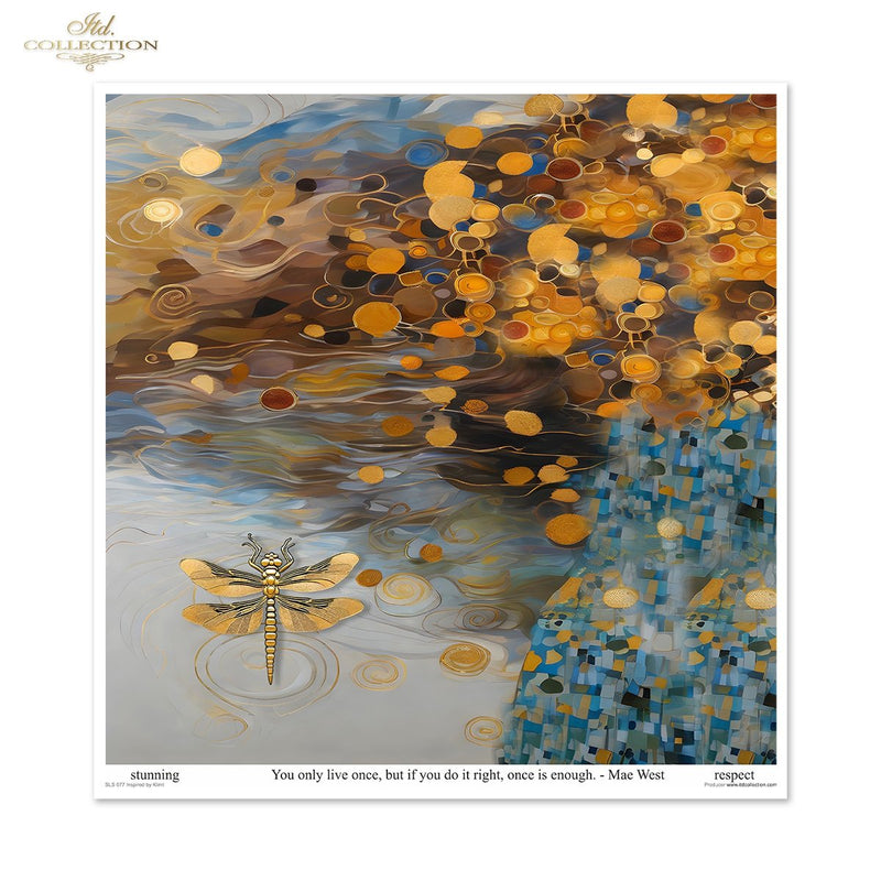 ITD Collection - Inspired by Klimt Scrapbooking Papers