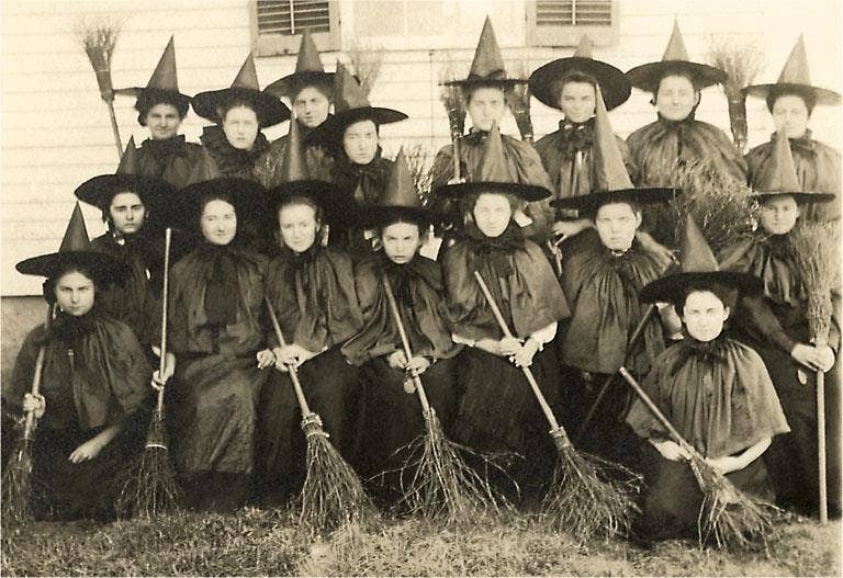 Found Image Press - Postcard - School for Witches