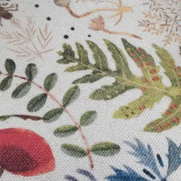 BV by Bruno Visconti - Tote Bag Canvas  -Greens and Flowers