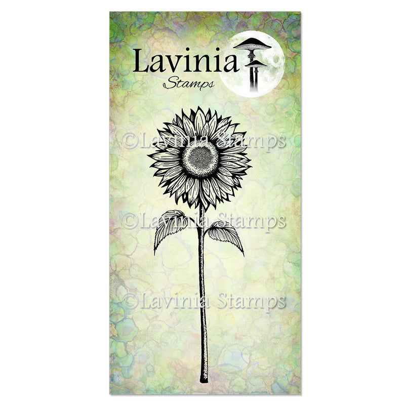 Lavinia Stamps - Twilight Tea Collection - Open Sunflower Stamp