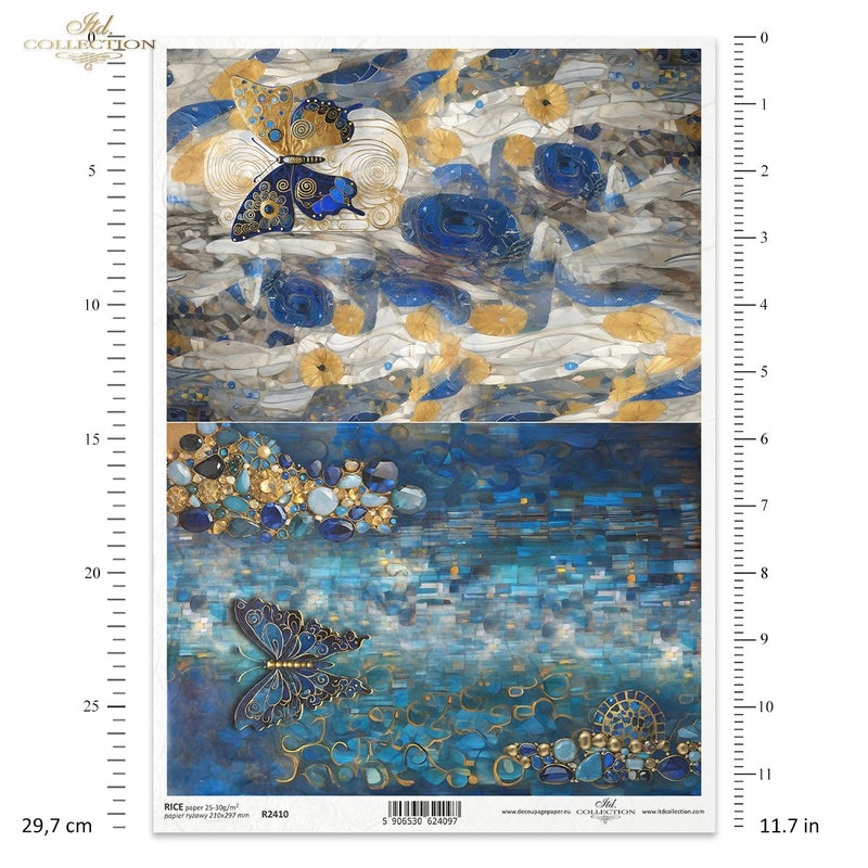 ITD Collection - Inspired by Klimt - Rice Paper - R2410