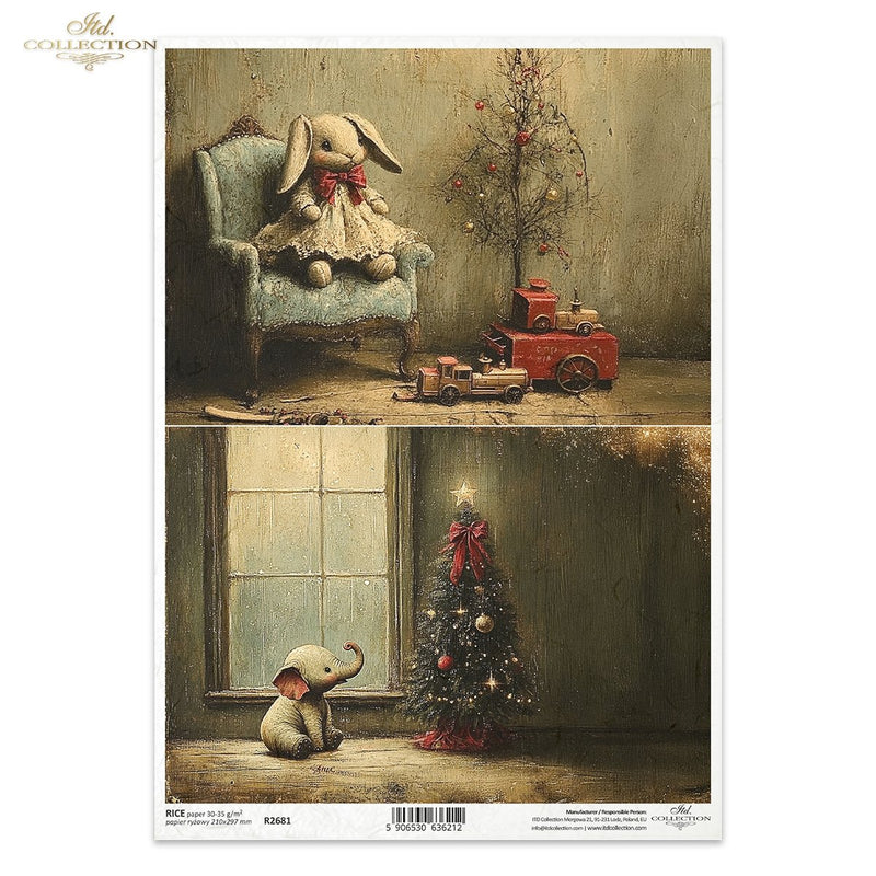 ITD Collection - Retro Toys - Rice Paper - R2681