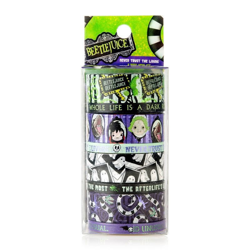 Conquest Journals - Beetlejuice Never Trust the Living Washi Tape