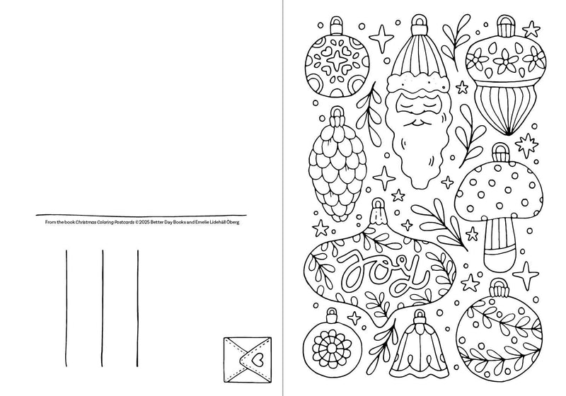 Emelie Lidehäll Öberg - Christmas Coloring Postcards