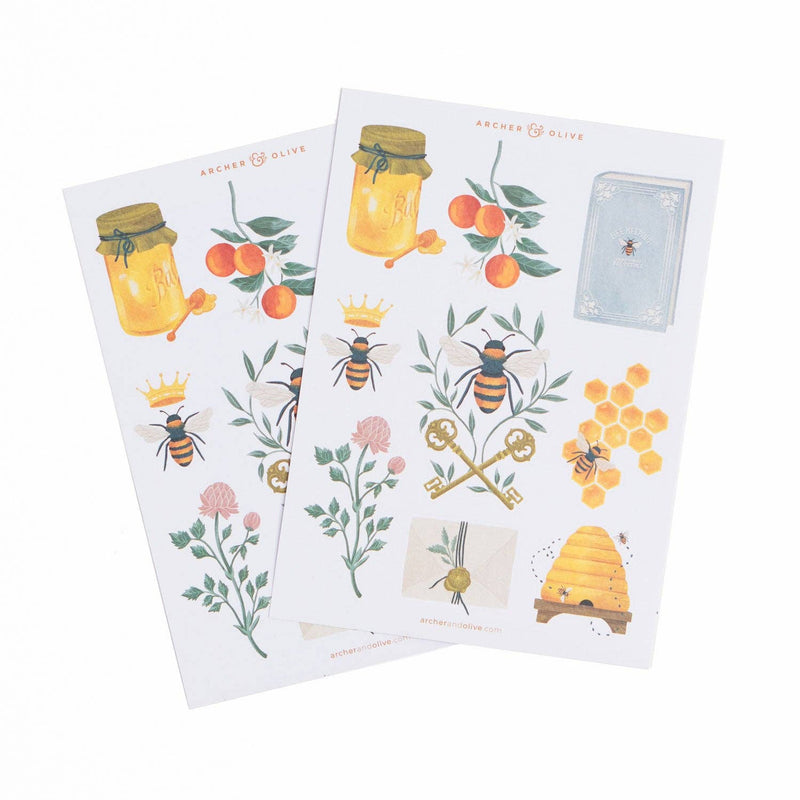 Archer and Olive - Keeper of the Bees Sticker Set