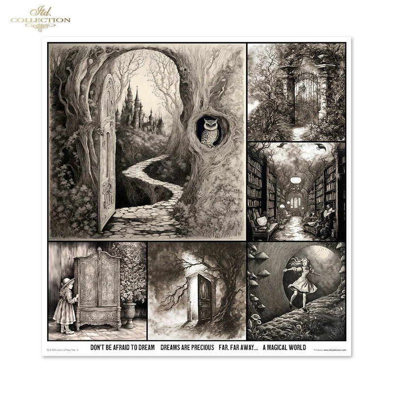 ITD Collection - Lost in a Fairy Tale Scrapbooking Papers