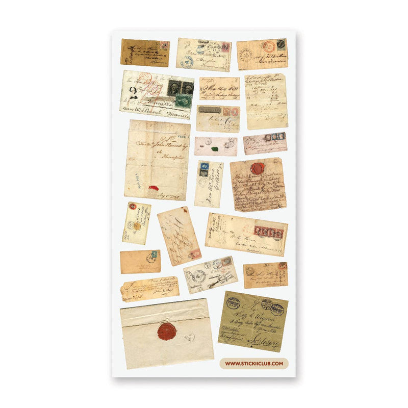 STICKII - Antique Letters Sticker Sheet