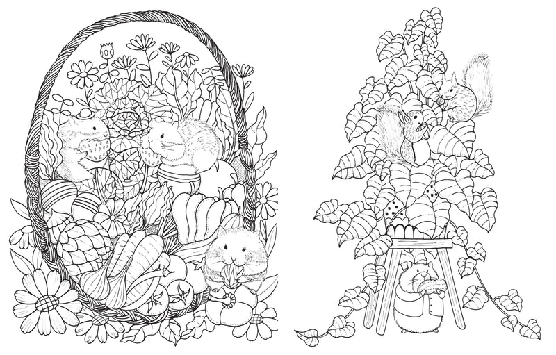 Lulu Mayo - A Million Cute Animals Coloring Book