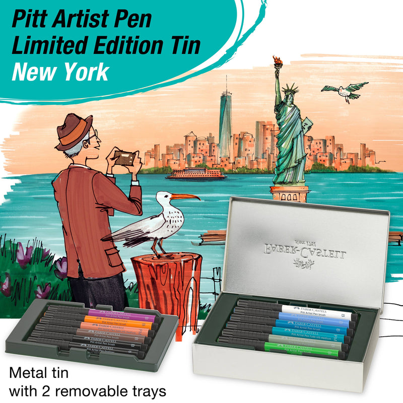 Faber-Castell - Pitt Artist Pen Limited Edition City Set - New York