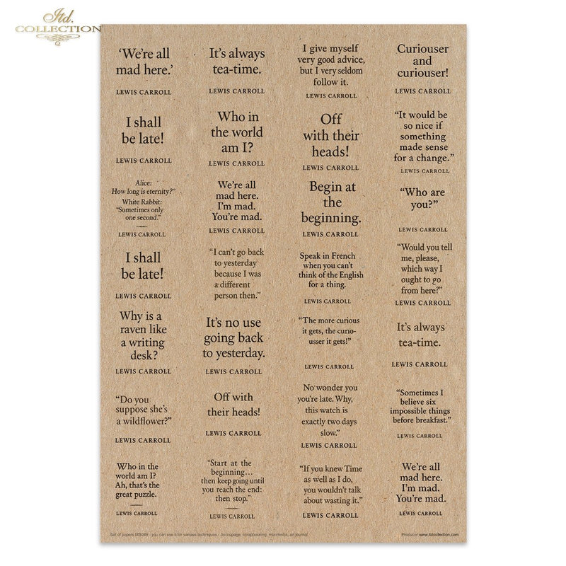 ITD Collection - Alice's Magic Vol. 1 Creative Set