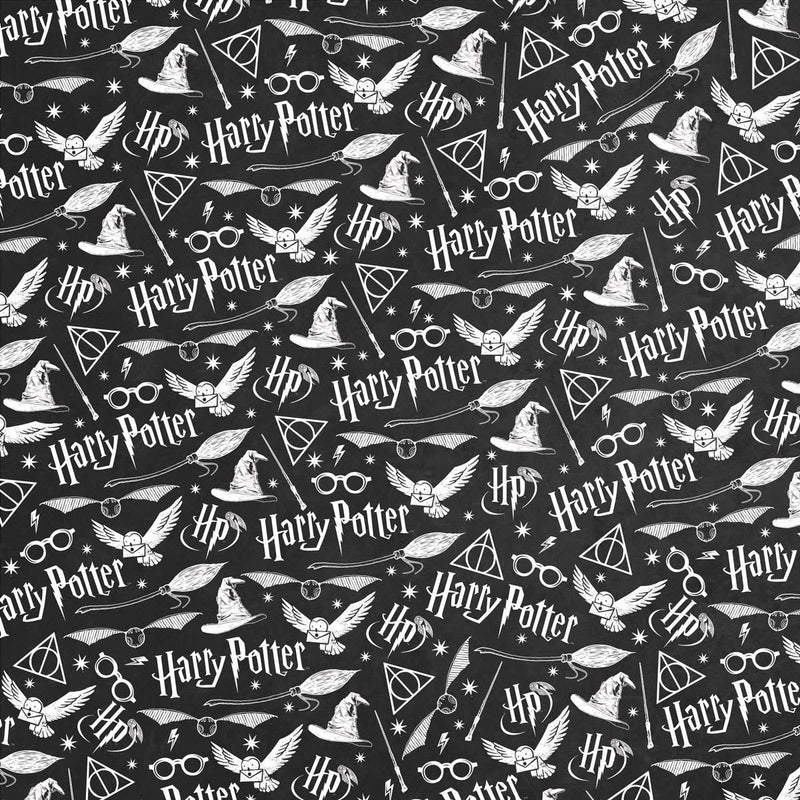 Paper House Productions - Harry Potter Pattern 12 x 12 Scrapbook Paper