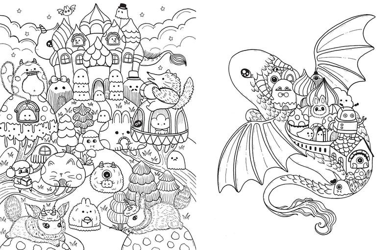 Lulu Mayo - A Million Little Monsters Coloring Book