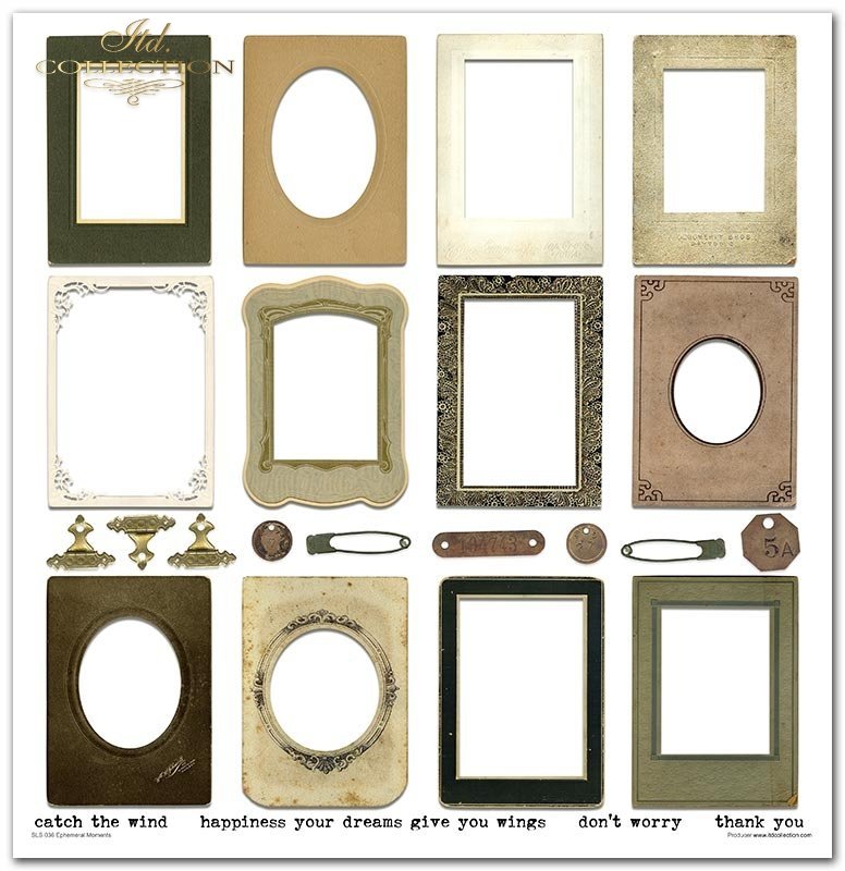 ITD Collection - Ephemeral Moments Scrapbooking Papers