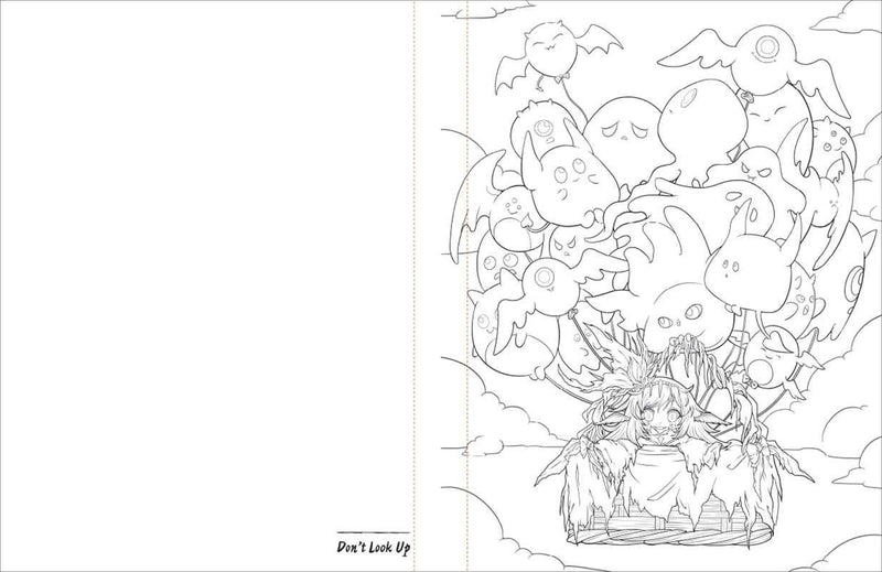Printers Row - Creepy Cuties Manga Coloring Book