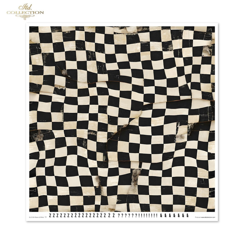 ITD Collection - Black & White Scrapbooking Papers