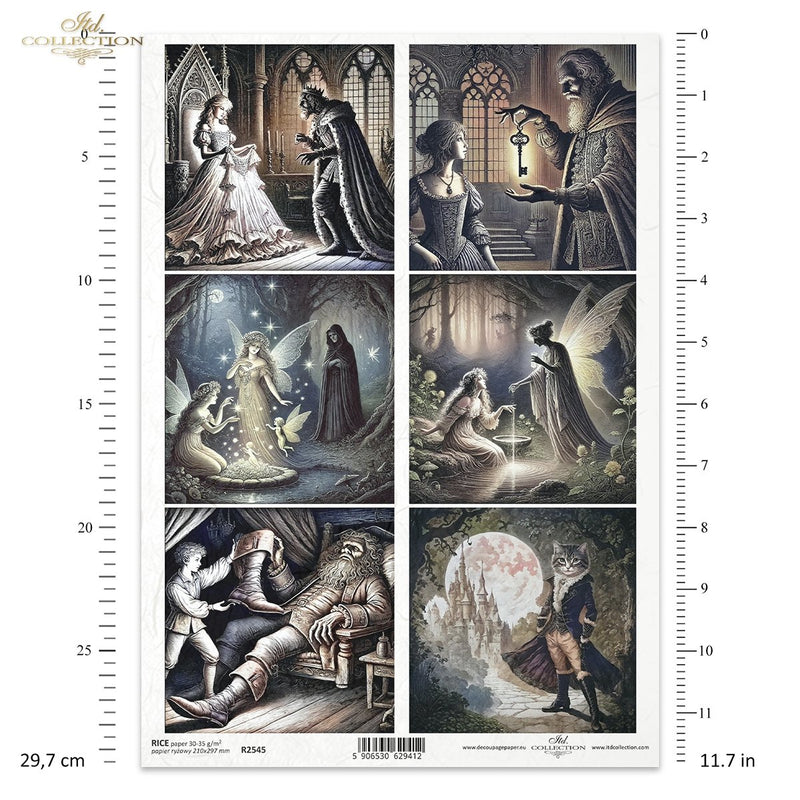 ITD Collection - Lost in a Fairy Tale - Rice Paper - R2545