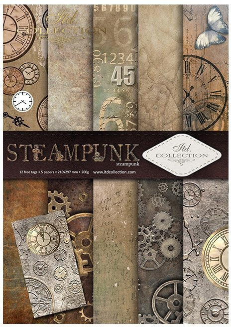 ITD Collection - Steampunk - Scrapbooking Papers