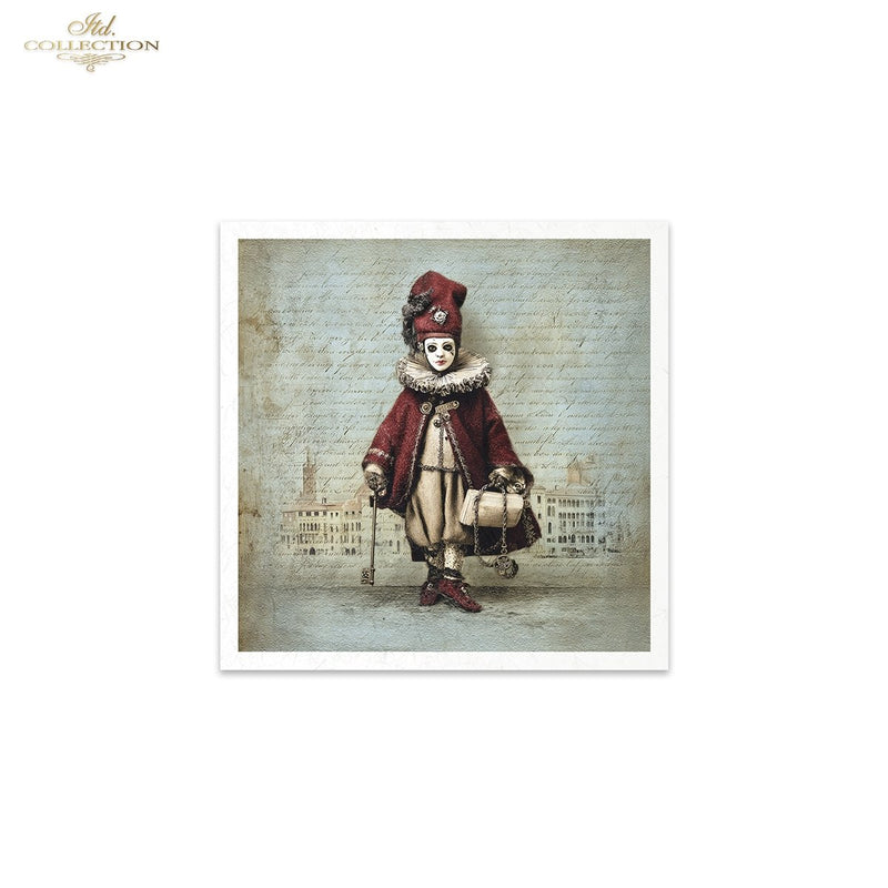 ITD Collection - Rice Paper Set Mini - Carnival When the Curtain Falls