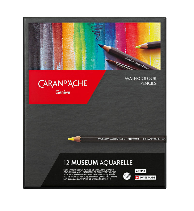 Caran d'Ache - Set of 12 Colored Pencils MUSEUM Aquarelle
