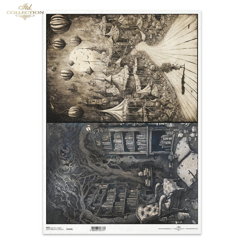 ITD Collection - Mysterious Characters - A3 Rice Paper