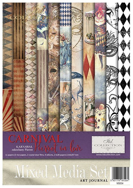 ITD Collection - Carnival - Pierrot in Love Creative Set